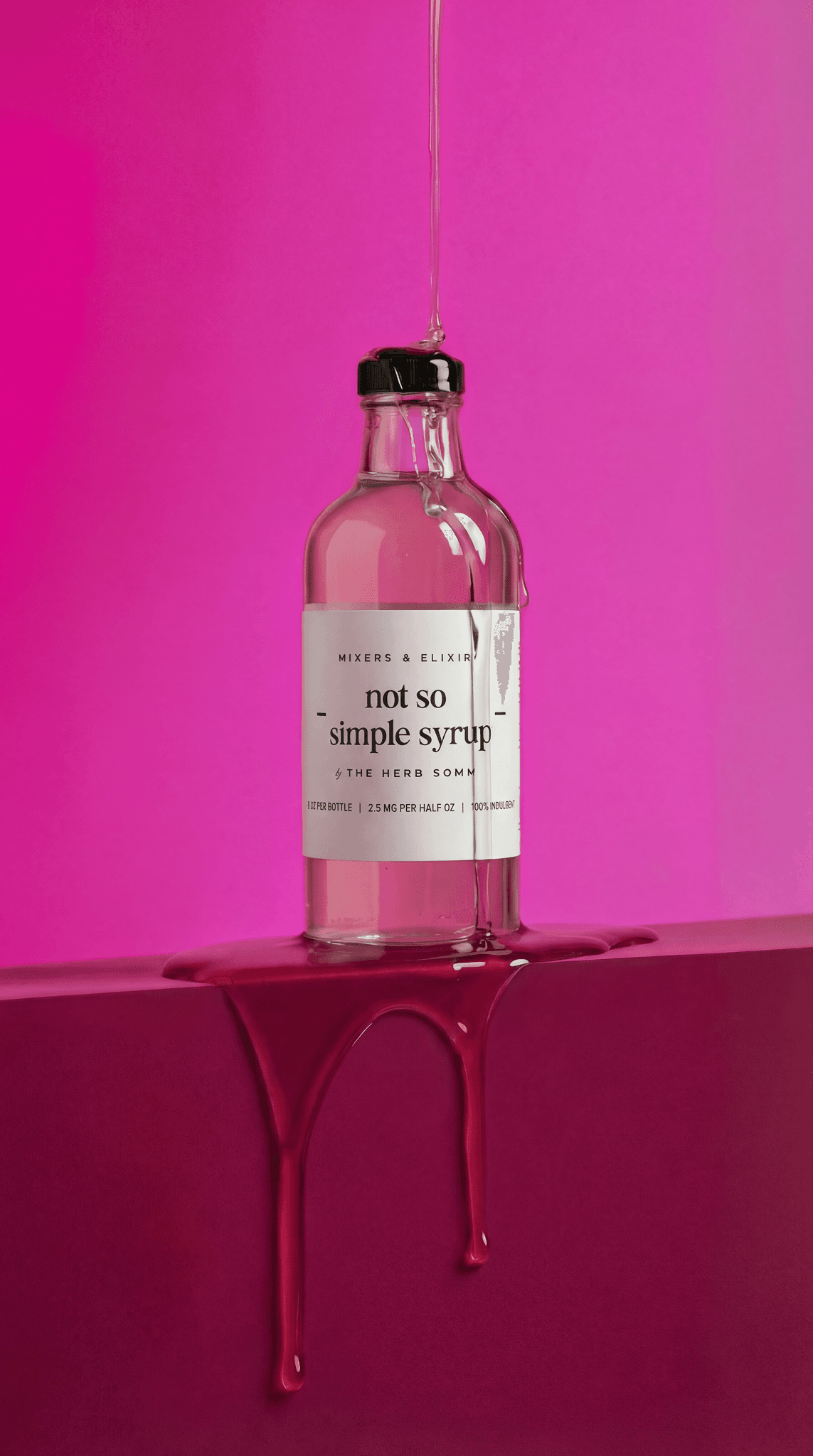 Not So Simple Syrup bottle